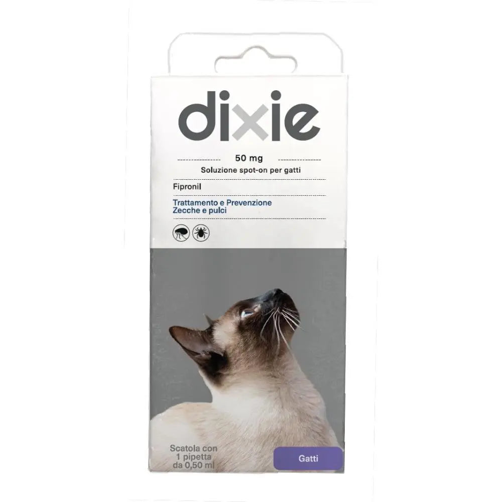 Dixie antiparassitario pulci e zecche gatto mono fiala