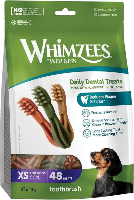Whimzees daily dental treats salute dentale riduzione tartaro 48 pz XS