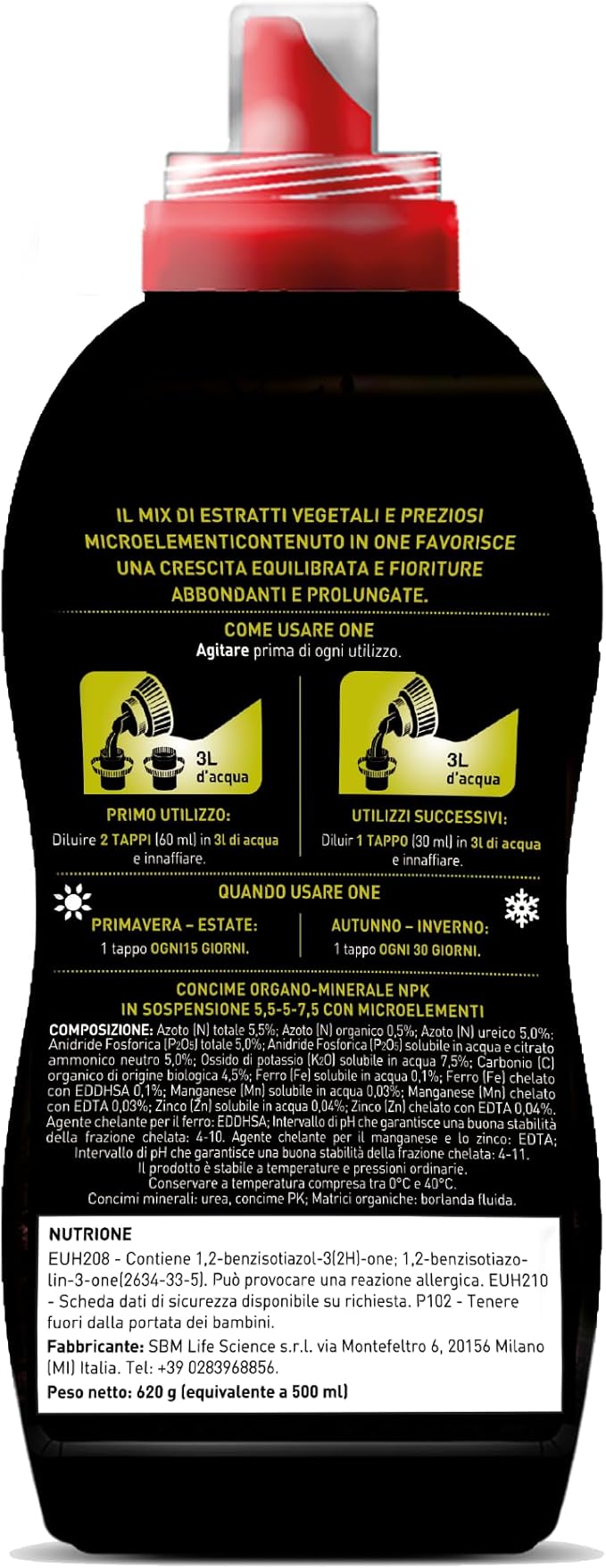 Nutri One Liquido – Concime Universale Concentrato
